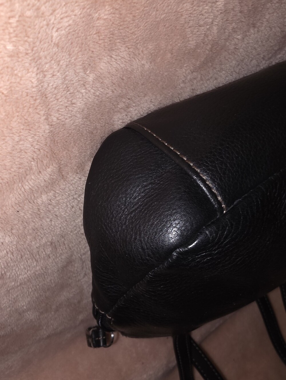 Fossil Black Leather Shoulder Bag - Picture 5 of 7